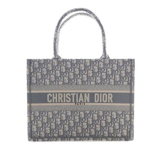 Dior Pre-owned Dior Medium Oblique Embroidered Canvas Book Tote Ladies GA90N8MKXEXTB1PW