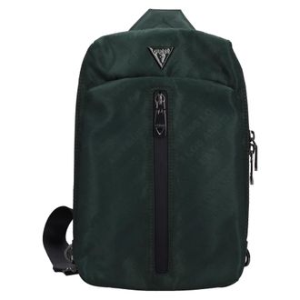 Guess Heren, Tassen, Groen, Maat: ONE Size Leer