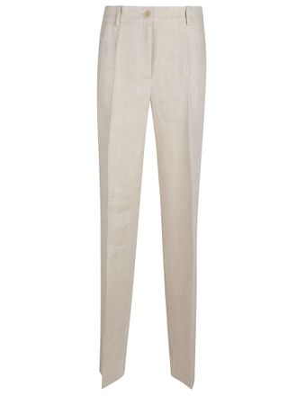 P.A.R.O.S.H. Betulla Straight Leg Linen Pants