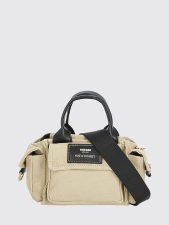 Msgm Borsa in canvas di cotone