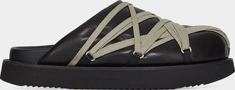Rick Owens Men & apos;s Megalace Leather Slides