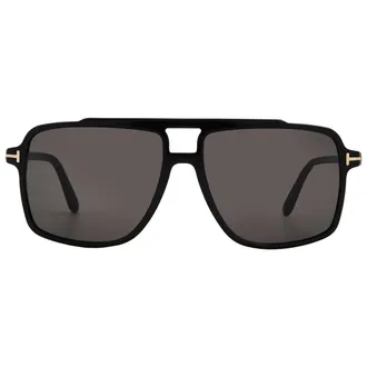 Tom Ford Kemp Smoke Navigator Mens Sunglasses FT1177 01A 59
