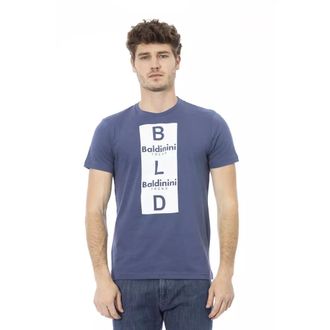 Baldinini Blue Cotton Mens Trend T-Shirt