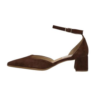 Notre-V Schoenen, Dames, Bruin, 39 EU, Leer, 41918 Pumps