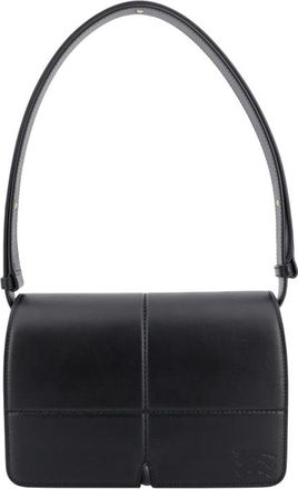 Burberry Black Leather Snip Shoulder Bag