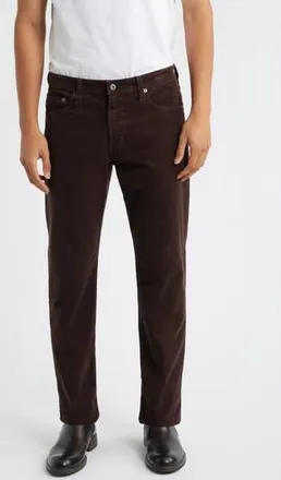 AG - Adriano Goldschmied Everett Straight Leg Corduroy Pants in Raw Umber at Nordstrom Rack, Size 38 X 34