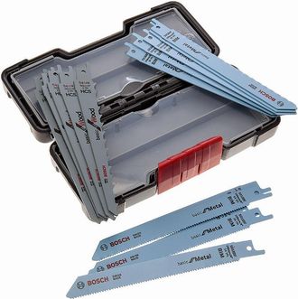 Bosch Set Di Lame Per Sega A Gattuccio Bosch Legno E Metallo - 15 Pezzi - 2607010901