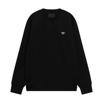 Prada Hombre, Sudaderas, Negro, Talla: M