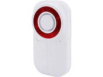 Olympia Sirena Protect Roja Y Blanca Alarma Exterior