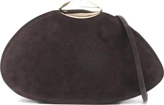 Benedetta Bruzziches Clutch metallizzata - Marrone