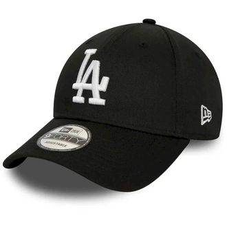 New Era LA Dodgers MLB Patch Baseball Cap - unisex - Petten - Zwart - ONE Size - Katoen - Accessoires
