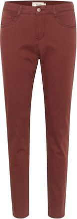 Cream Rechtgesneden Twill Broek - Dames - Slim Fit Broeken - Bruin - W29 L32 - Broeken