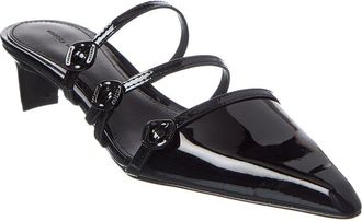 Rebecca Minkoff Buckle Leather Mule