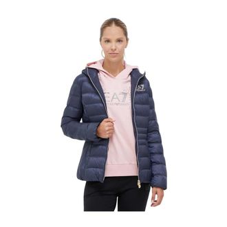 Emporio Armani Emporio Armani Ea7, Dames, Jassen, Blauw, Maat: XS Leer