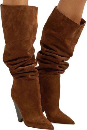 Saint Laurent Niki suede over-the-knee boots Size 41