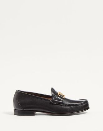 Valentino Garavani Vlogo Signature Buffalo Loafer 20Mm Wo