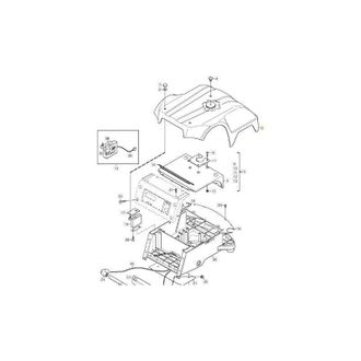 STIGA Sports Conjunto De Carcasa Original Stiga - 1126-1254-01