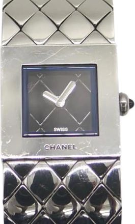 Chanel Pre-owned Watches, female, Black, Size: ONE SIZE Pre-owned Vintage Wristwatch
