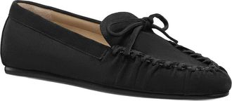 Stuart Weitzman Britt Bow Suede Loafer