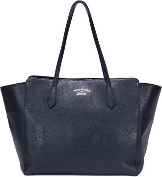 Gucci Pre-owned Womens Swing Shopper Shoulder Bag - Black - One Size