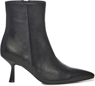 Bibi Lou Enkellaarsjes - Dames - Laarzen met Hak - Zwart - 41 EU - Leer - Schoenen