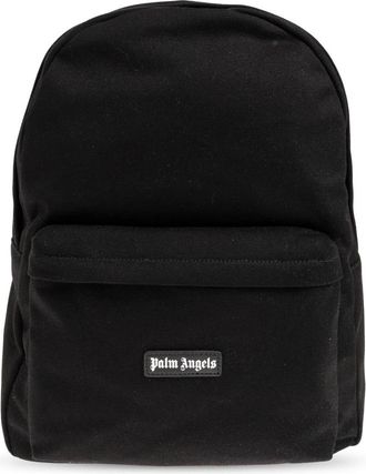Palm Angels Mochila con Logo - Bags - Hombre - Negro - ONE SIZE