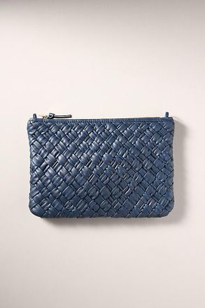 Clare Vivier Puffy Woven Flat Clutch