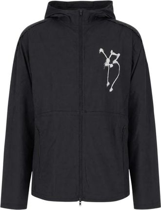 Yohji Yamamoto Jassen, Heren, Zwart, XS, Skull Motif Run Jacket