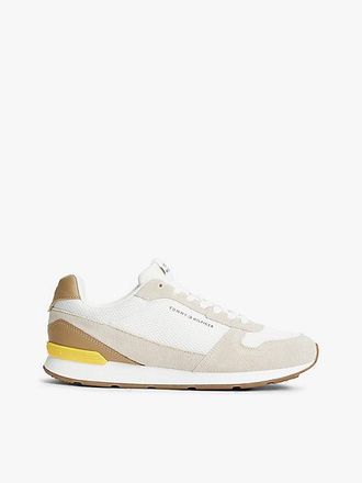 Tommy Hilfiger Suede Lightweight Mesh Trainers