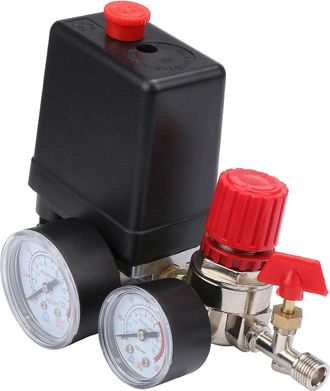 OEM V&aacute;lvula De Interruptor De Presi&oacute;n Del Compresor De Aire Interruptor De Presi&oacute;n Compresor De Aire Con Man&oacute;metro Regulador