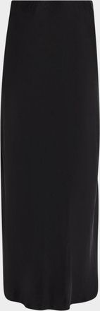 By Malene Birger Barbara Straight Satin Maxi Skirt