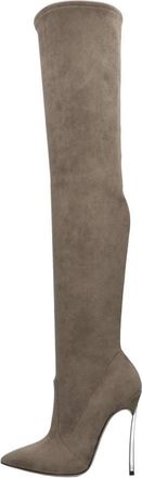 Casadei Blade Over-knee Laarzen - Dames - Over de knie laarzen - Bruin - 36 EU - Leer - Schoenen