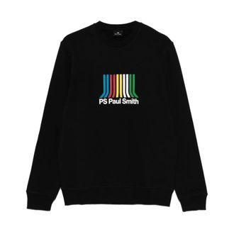 Paul Smith Hoodies & sweatvesten, Heren, Zwart, M, Katoen, Maglie Nero Sweatshirt