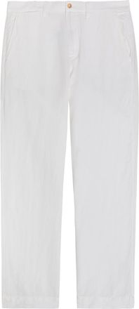 Polo Ralph Lauren Bedford Linen and Cotton-blend Trousers - White - 36 (W36 / XL)