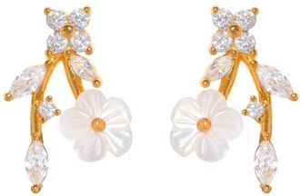 Girls Crew Wildflower Drop Earrings in Gold at Nordstrom