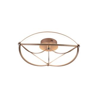Trio Plaf&oacute;n Led Moderno 42w Charivari Lat&oacute;n Iluminaci&oacute;n
