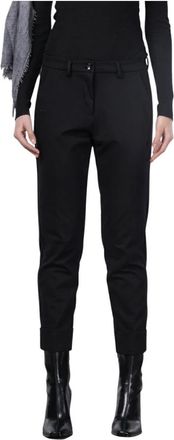 Mason's New York Carrot Chino Broek - Dames - Slim Fit Broeken - Zwart - 2XS - Broeken