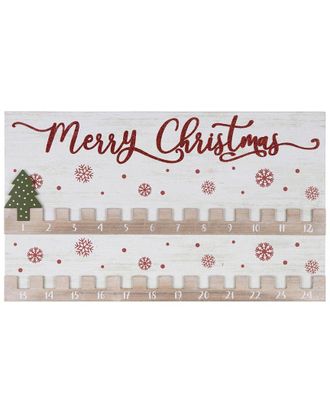 Melrose International Wood Christmas Countdown