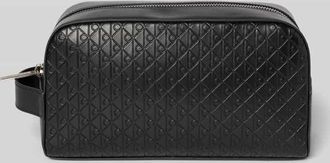 Calvin Klein Kulturbeutel mit Label-Detail in BLACK, Größe 1