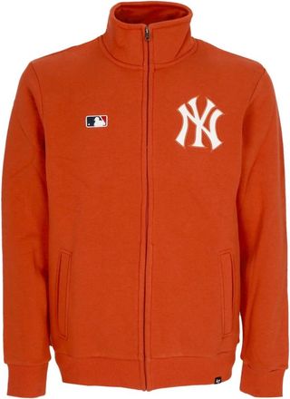 47 Brand Islington High Neck Sweatshirt - Heren - Vesten met rits - Oranje - XL - Katoen - Hoodies & sweatvesten