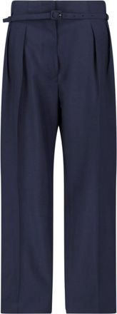 Prada Pantaloni In Misto Lana Vergine