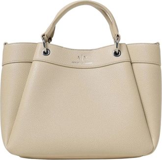 A|X Armani Exchange Top Handle Bag - Dames - Shoppers - Beige - ONE Size - Tassen