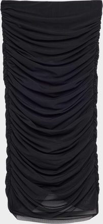 Alice & Olivia Kennah Ruched Skirt