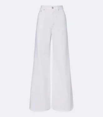 Alaia Ala&iuml;a Wide-leg jeans