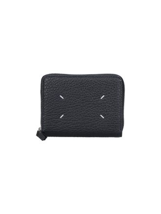 Maison Margiela Black Four Stitches Leather Wallet