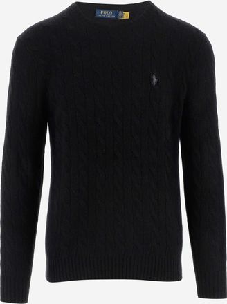 Polo Ralph Lauren Maglione Polo Ralph Lauren in lana e cashmere lavorato a trecce