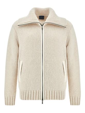 Paul & Shark high-neck cardigan - Neutrals