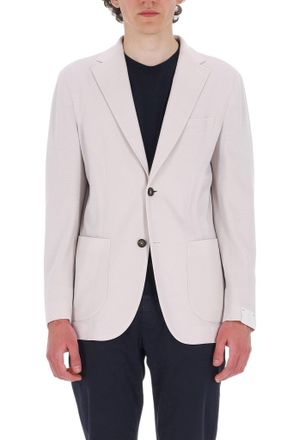 Eleventy Beige Australis Super 150s Wool Blazer