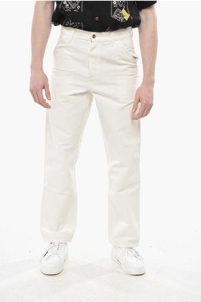 Carhartt Work in Progress Cotton Pants with Gold-Effect Button size 29