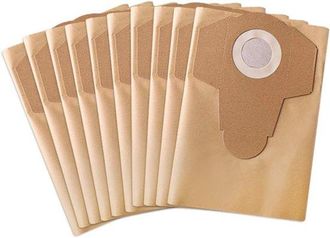 OEM 10 Bolsas Adecuadas Para Parkside, Adecuadas Para Aspiradoras En Seco Y H&uacute;medo Einhell Bt - Vc 1250s / Inox 1250s